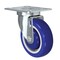 Casterhq 5"x1-1/4" Swivel Caster, Blue Polyurethane on Polyolefin Core Wheel 24CS514PPU34Z-02 - alternate 1